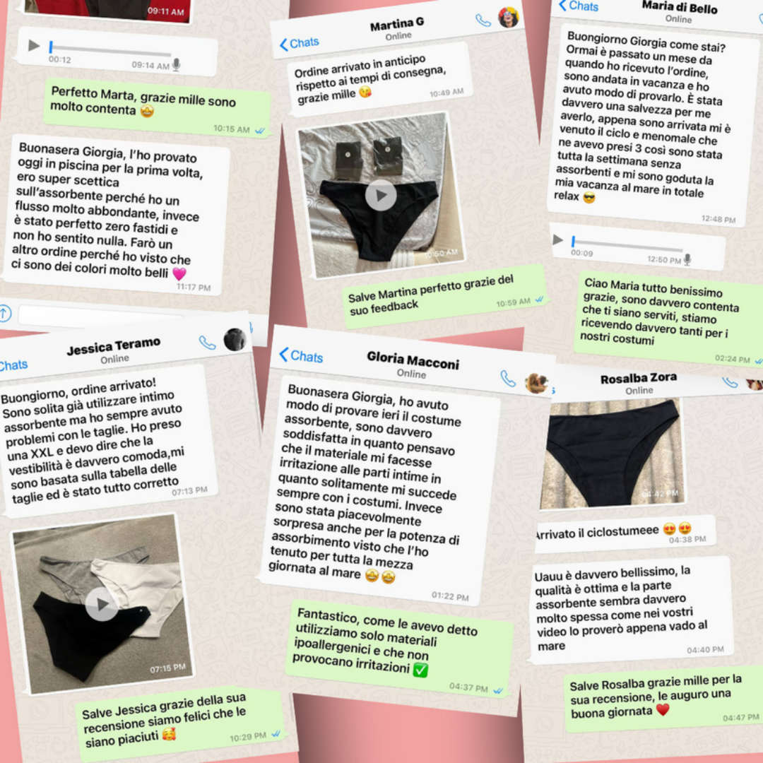 Costume da bagno Mestruale vita alta Ultra-Assorbente